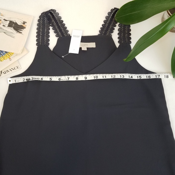 NWT LOFT Sleeveless Blouse/ Top Size SP - Picture 6 of 8